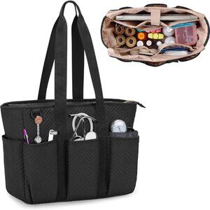 Nurse Tote Bag Polyester Large Capacity Multiple Pockets Unisex